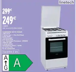 Intermarché LinetecH Cuisiniere mixte 50x60 offre