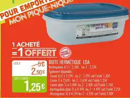 Match EDA Boite hermétique offre