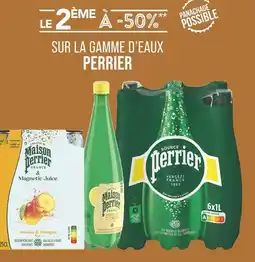 Match PERRIER LE 2ÈME À -50% SUR LA GAMME D’EAUX PERRIER offre