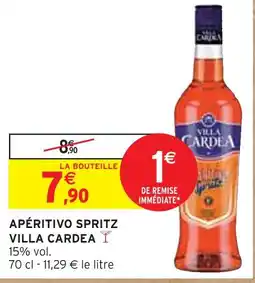Intermarché Villa Cardea Apéritivo Spritz offre