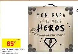 Intermarché DAVID JEUX Jeu de palets bretons offre