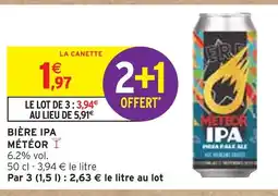 Intermarché Météor Bière IPA offre