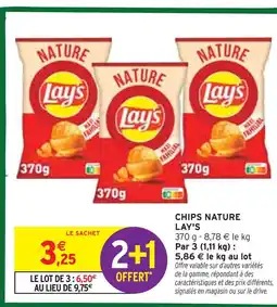 Intermarché Lay's Chips Nature offre