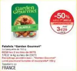 Monoprix Falafels garden gourmet offre
