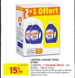Intermarché XTRA Lessive Liquide Total(b) offre