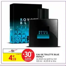 Intermarché Royal Eau de toilette Blue (b) offre