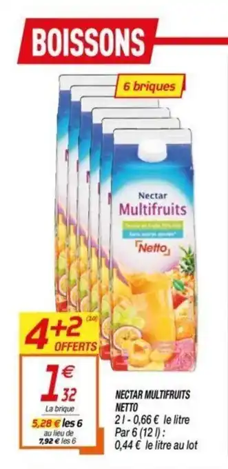 Netto Nectar multifruits netto offre