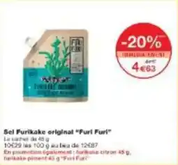 Monoprix Sel furikake original furl furi offre