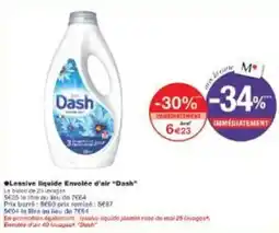 Monoprix Lessive liquide envolée d'air dash offre