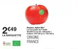Monoprix Pomme juliet bio offre