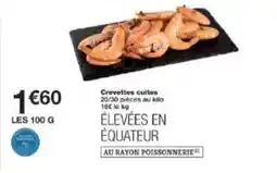 Monoprix Crevettes cuites offre