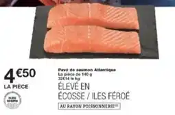 Monoprix Pavé de saumon atlantique offre