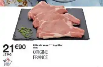Monoprix Côte de veau à griller offre