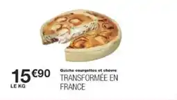 Monoprix Quiche courgettes et chèvre offre