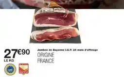 Monoprix Jambon de bayonne i.g.p. 24 mois d'affinage offre