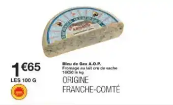 Monoprix Bleu de gex a.o.p. offre