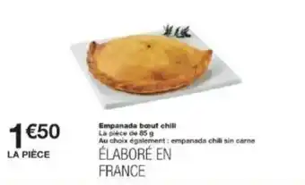 Monoprix Empanada bœuf chili offre