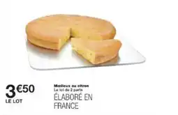 Monoprix Malleux au citron offre