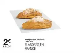 Monoprix Triangles aux amandes offre