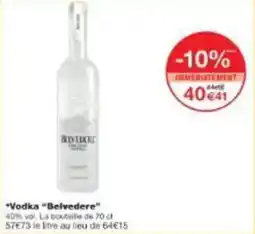 Monoprix Vodka belvedere offre