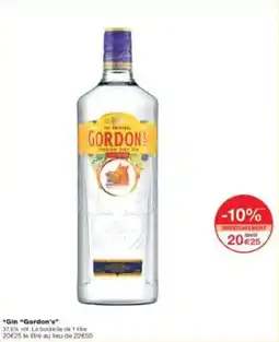 Monoprix Gin gordon's offre