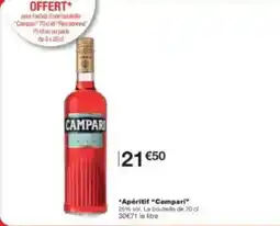 Monoprix Apéritif campari offre