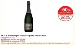 Monoprix A.o.p. champagne cuvée augusta devaux brut offre