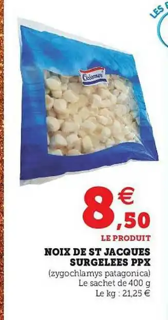Hyper U Noix De St Jacques Surgelées Ppx offre