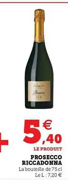 Hyper U Prosecco Riccadonna offre