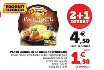 Hyper U Plats Cuisinés La Cuisine D'océane offre