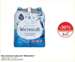 Monoprix Eau minérale naturelle wattwiller offre