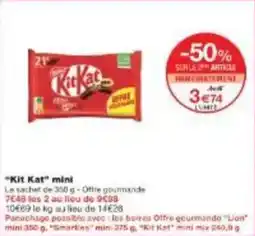 Monoprix Kit kat mini offre