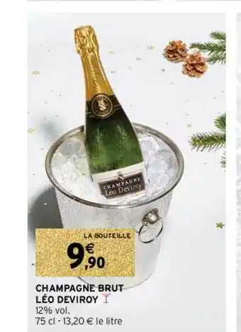 Intermarché Contact Champagne Brut Léo Deviroy offre