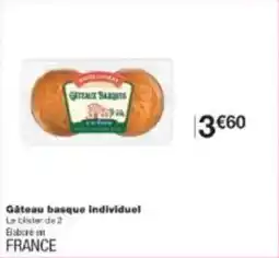 Monoprix Gâteau basque individuel offre