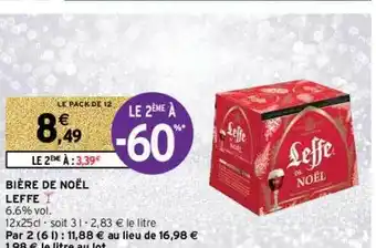Intermarché Contact Bière De Noël Leffe offre
