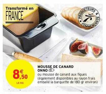 Intermarché Contact Mousse De Canard Onno offre