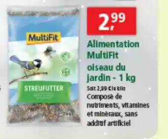 Alimentation MultiFit Oiseau Du Jardin - 1 Kg