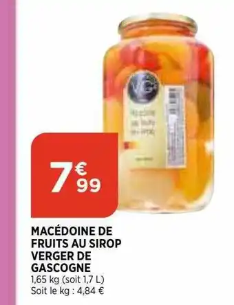 Maximarché Macédoine De Fruits Au Sirop Verger De Gascogne offre