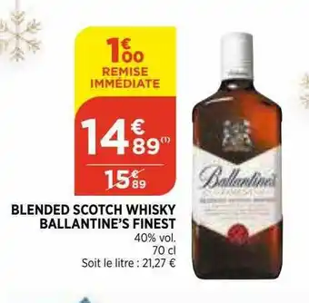 Maximarché Blended Scotch Whisky Ballantine's Finest offre