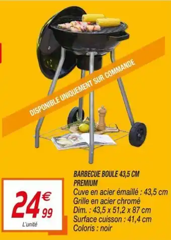 Netto Barbecue boule 43,5 cm premium offre
