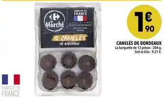 Supeco Canelés de bordeaux offre