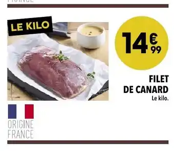 Supeco Filet de canard offre