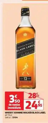 Auchan Whisky Johnnie Walker Black Label offre