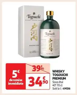 Auchan Whisky Togouchi Premium offre