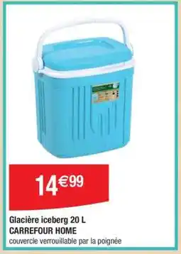 Carrefour Glacière Iceberg 20 L offre
