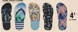 Carrefour Tongs Femme, Enfant & Homme offre