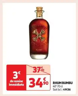 Auchan Rhum Bumbu offre