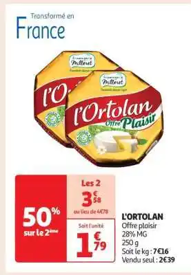 Auchan L'ortolan offre