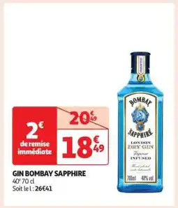 Auchan Gin Bombay Sapphire offre