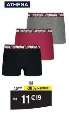 Carrefour ATHENA BOXERS offre